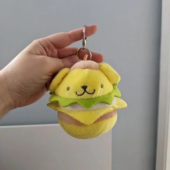 Kidrobot x Sanrio Pom Pom Purin Burger Plush - Picture 1 of 3